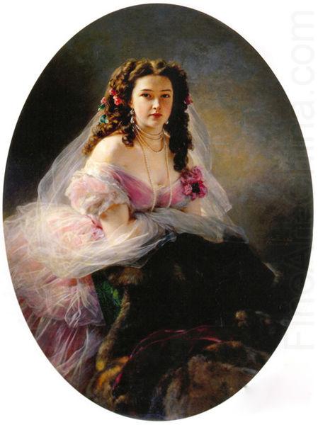 Franz Xaver Winterhalter Portrait of Madame Barbe de Rimsky-Korsakov china oil painting image
